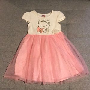 Hello Kitty party dress with mesh skirt